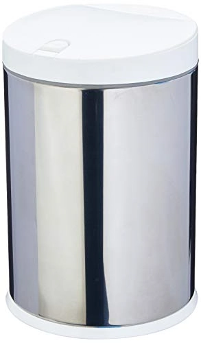 Lixeira Brinox Press Em Aço Inox 3050/202 Branco 4 L