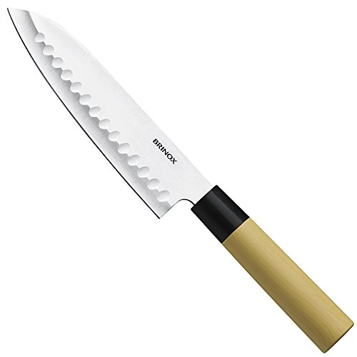Faca para Peixe e Legumes 7¿ Samurai Brinox Aço Inox