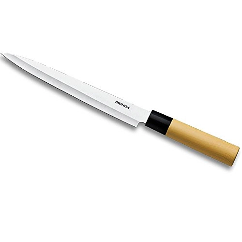 Faca para Sushi e Sashimi 8 1/2¿ Samurai Brinox Aço Inox