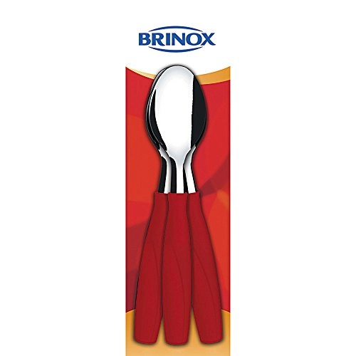 Conj Colher Brinox 3pcs Vermenho