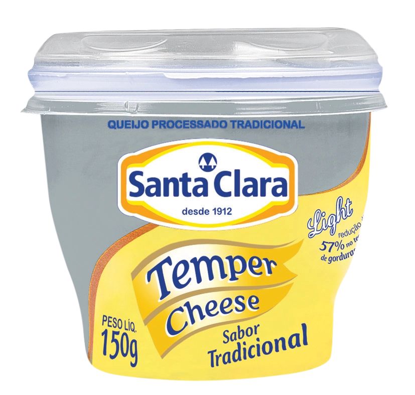Temper Cheese Santa Clara 150g Tradicional Light