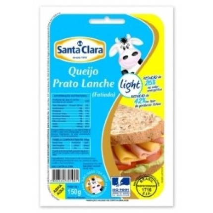 Queijo Prato Light Fat 150g Sta Cla