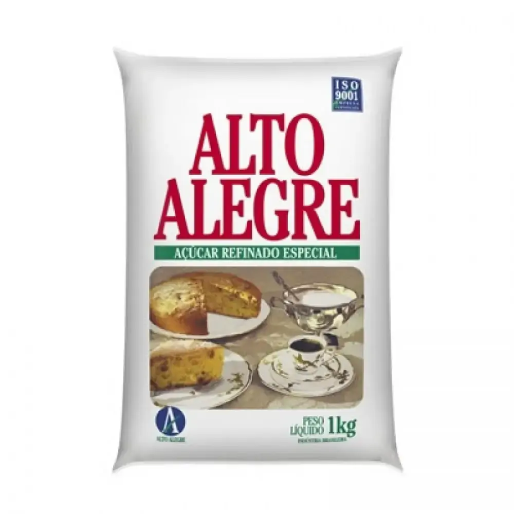 Açúcar Refinado Alto Alegre Pacote 1kg