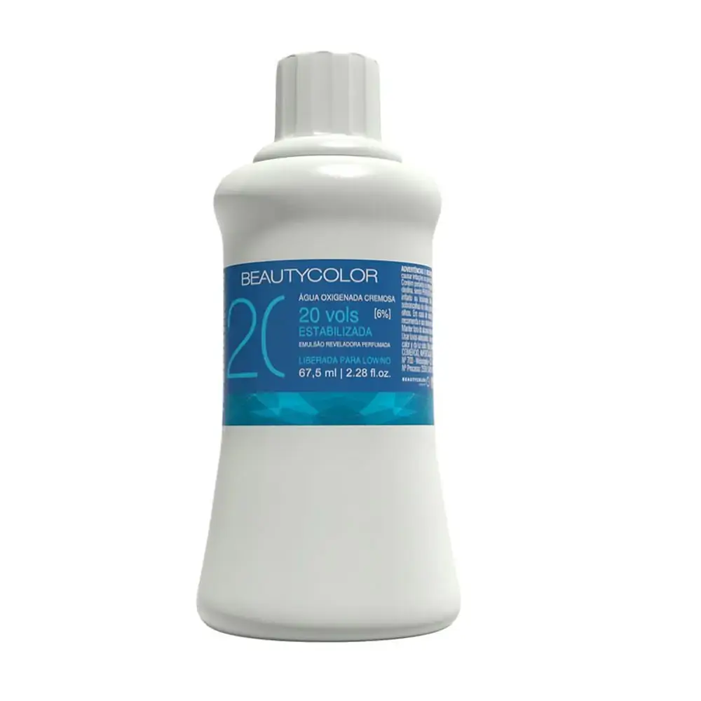 água Oxigenada 20 Volumes Cremosa Beautycolor Frasco 67,5ml