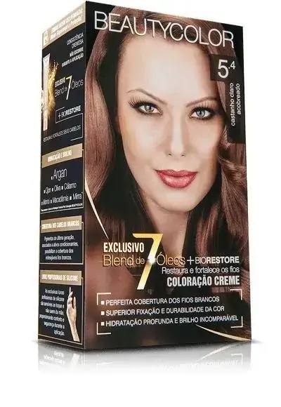 Tintura Beauty Color 5.4 castanho claro acobreado