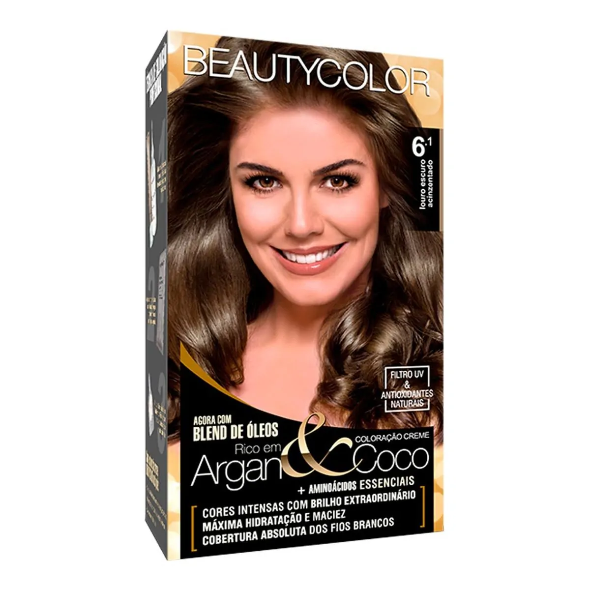 Tintura Beauty Color 6.1 Louro Escuro Acinzentado