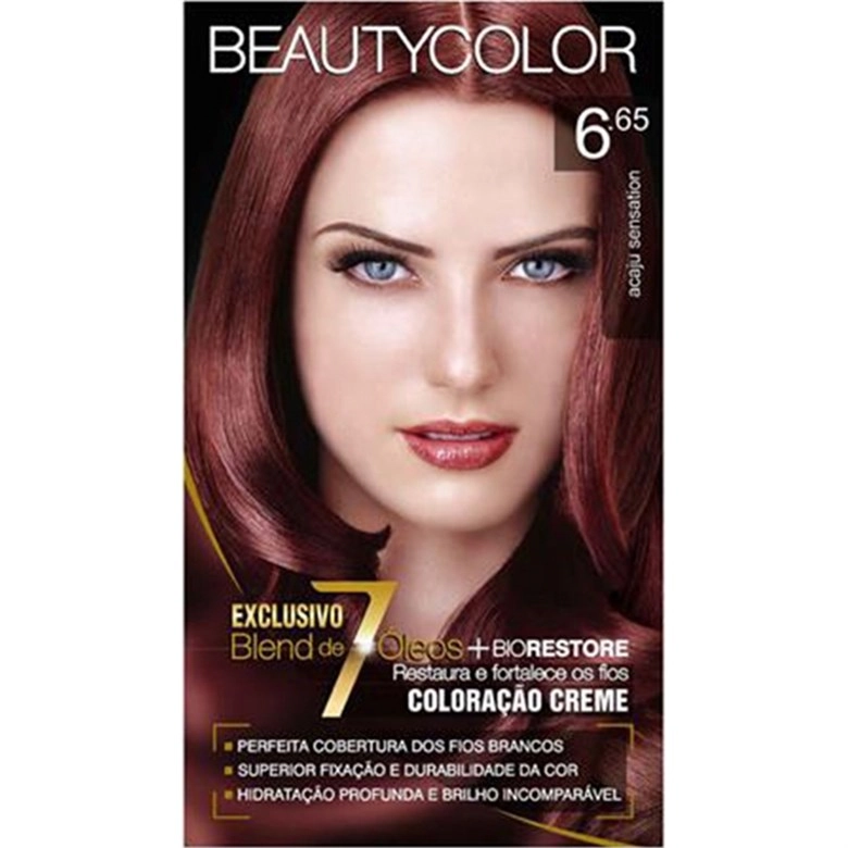 Tintura Permanente Beauty Color 6.65 Acajú Sensation Unit