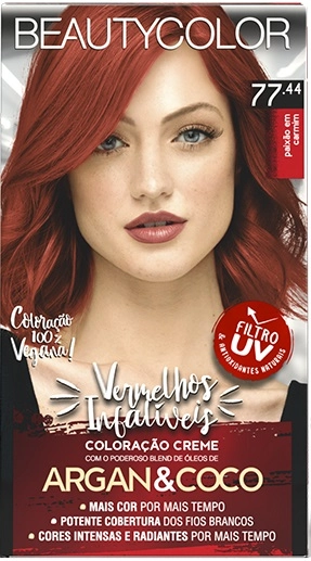 Tintura Beauty Color 77.44 Paixão em Carmim (Especial)