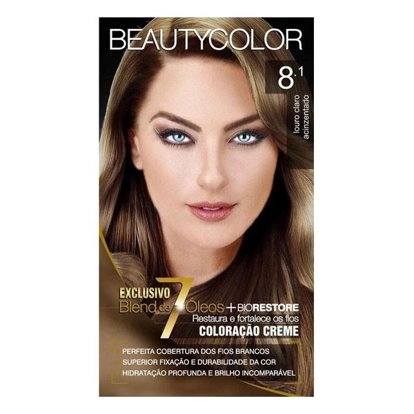 Tintura Beauty Color 8.1 Louro Claro Acinzentado