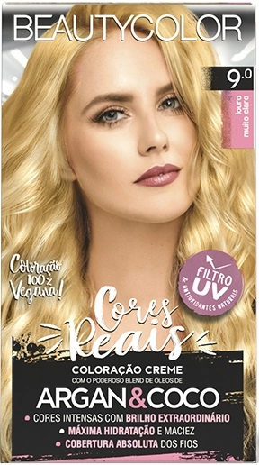 Tintura Beauty Color 9.0 Louro Muito Claro