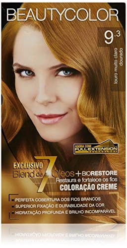 Tintura Permanente Beauty Color 9.3 Louro Muito Claro Dourado Unit