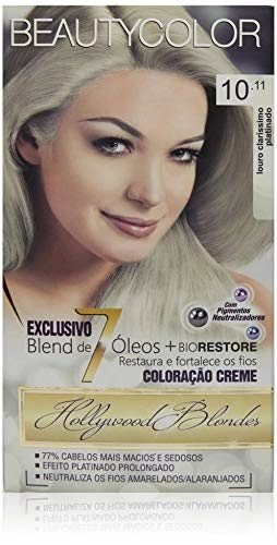 Tintura Permanente Beauty Color 10.11 Louro Claríssimo Platinado Unit