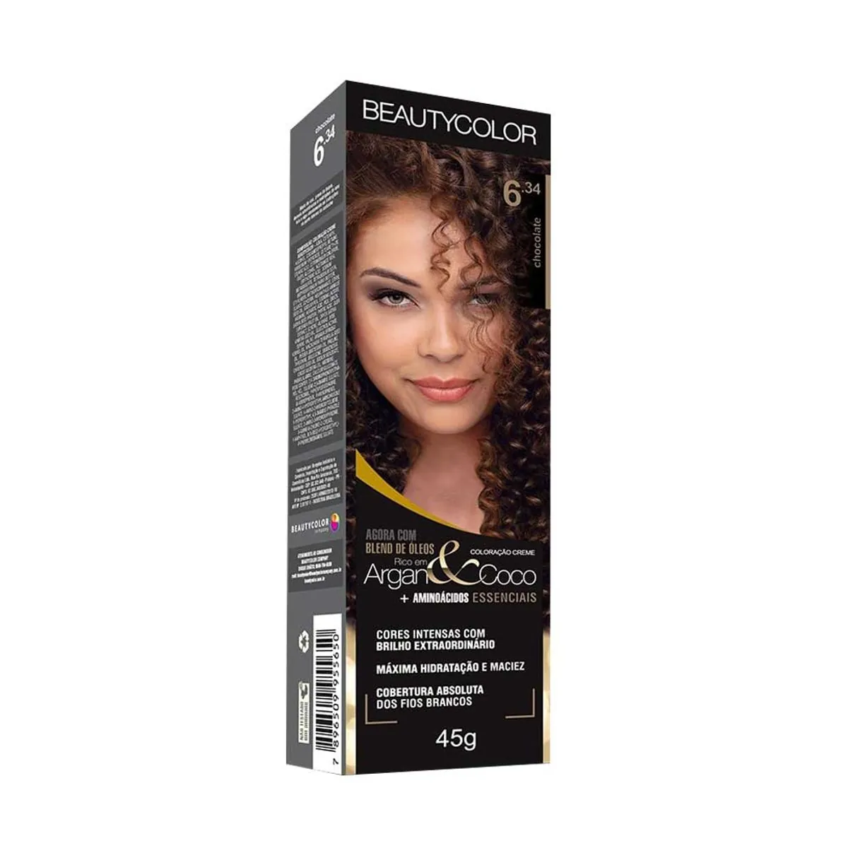 Tintura Permanente Beauty Color 50g 6.34 Chocolate Unit