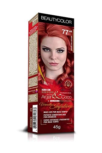Tintura Permanente Beauty Color 50g 77.44 Vermelho Sedução Unit