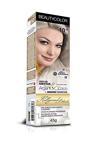 Tintura Permanente Beauty Color 50g 10.11 Louro Claríssi Platinado Unit
