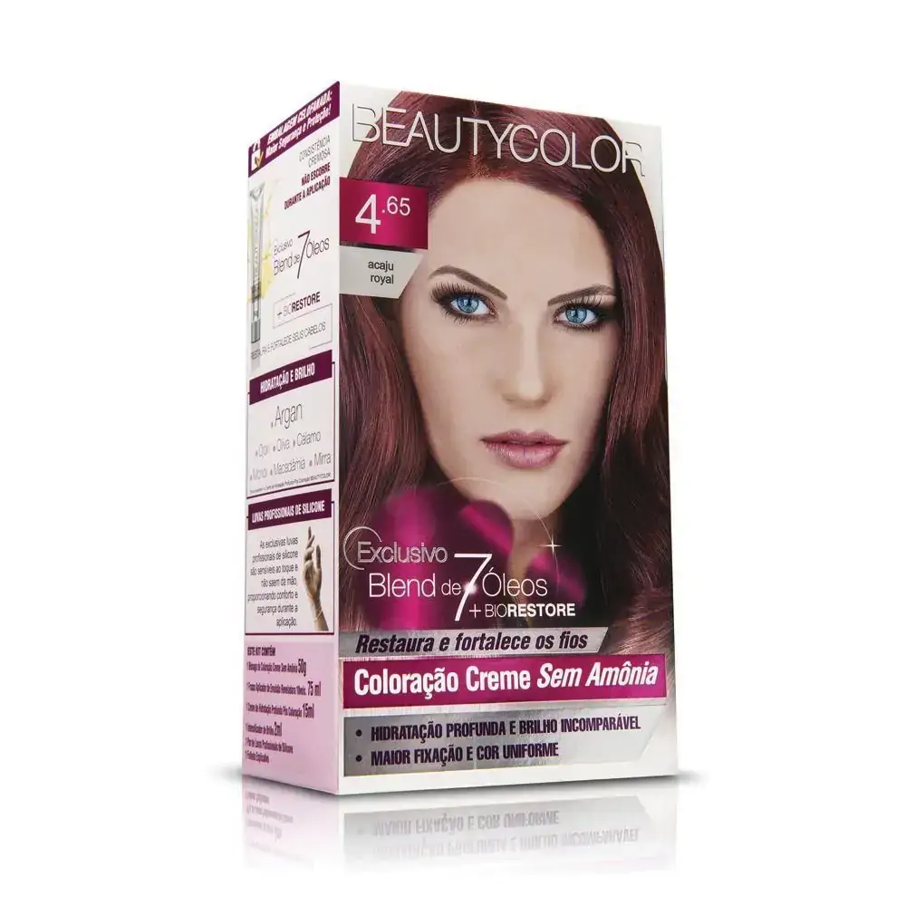 Beauty Color Creme Tonalizante N 4 65 Acaju Royal