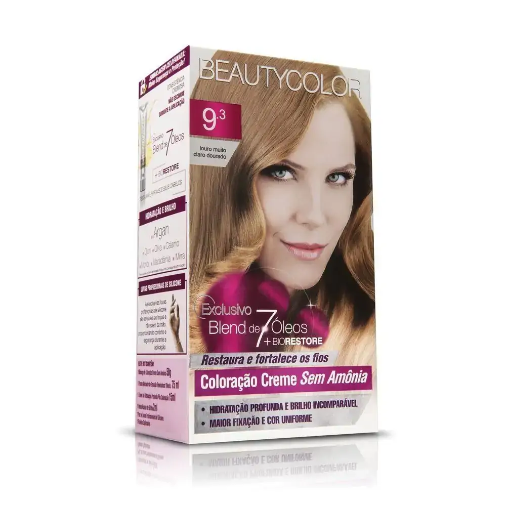 Beauty Color Creme Tonalizante N 9 3 Louro M Clar Dou