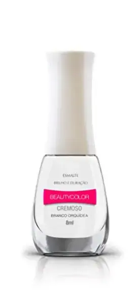 Esmalte Cremoso Branco Orquidea 8ml Bea Color