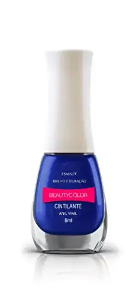 Esmalte Beauty Color 8ml Cintilante Anil Vinil