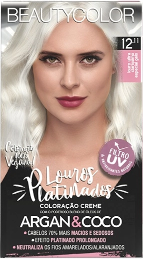 Tintura Beauty Color 12.11 Louro Ultra Clarís Cinza