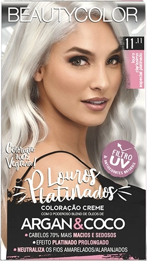 Tintura Beauty Color 11.11 Louro Ultra Clarís. Esp. Plat