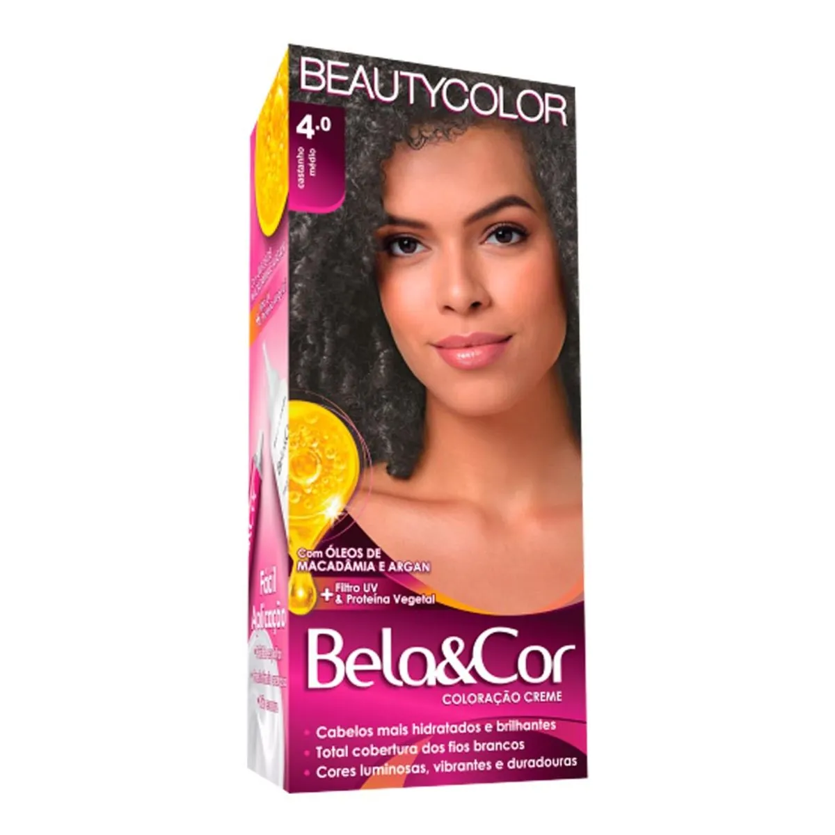 Tint Bela Cor Mini 4.0 Castanho Medio