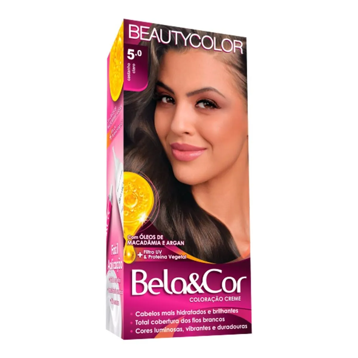 Tint Bela Cor Mini 5.0 Castanho Claro