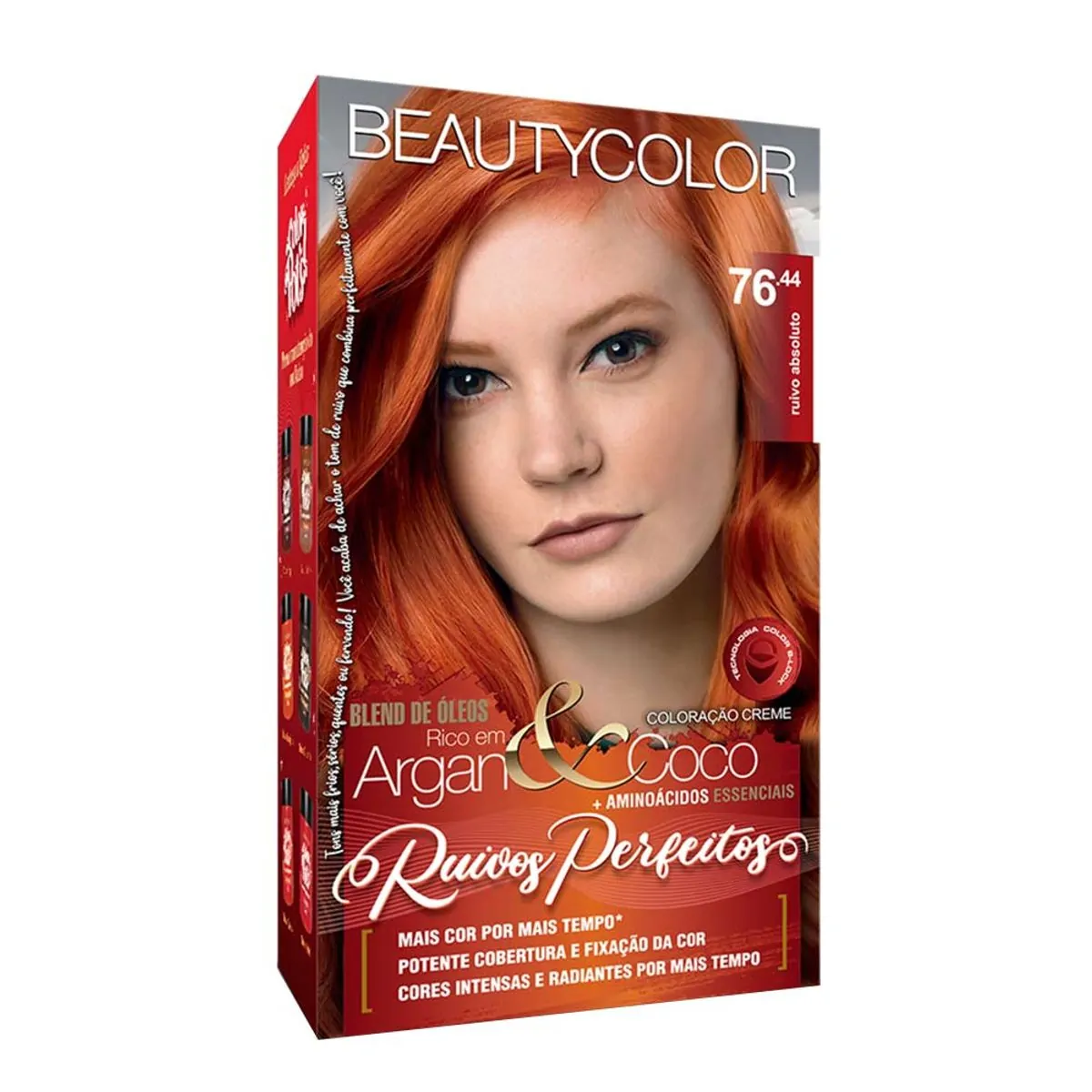 Tintura Beauty Color 76.44 Ruivo Absoluto