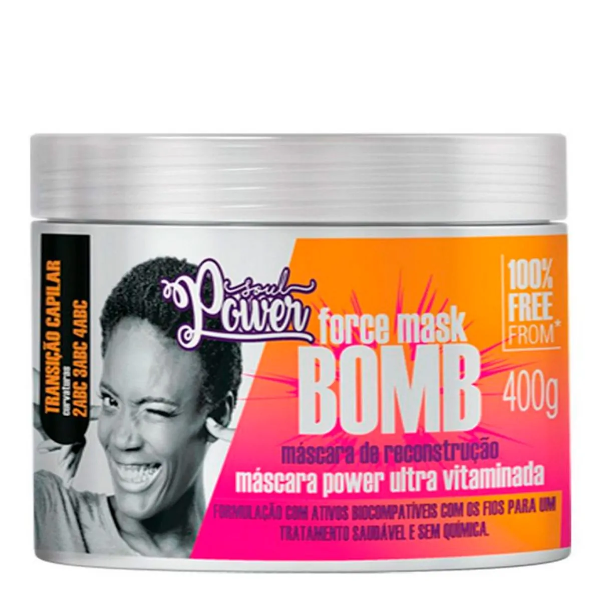 Máscara De Tratamento Soul Power Bomb Force Mask 400g