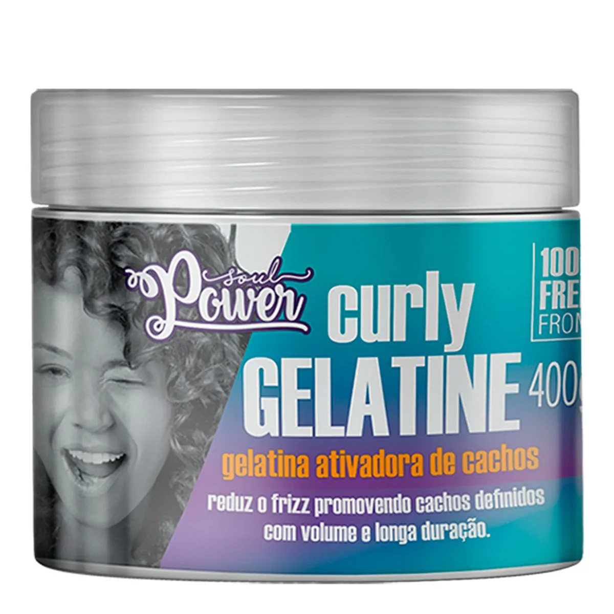 Gelatina Capilar Ativadora de Cachos Soul Power Curly 400g