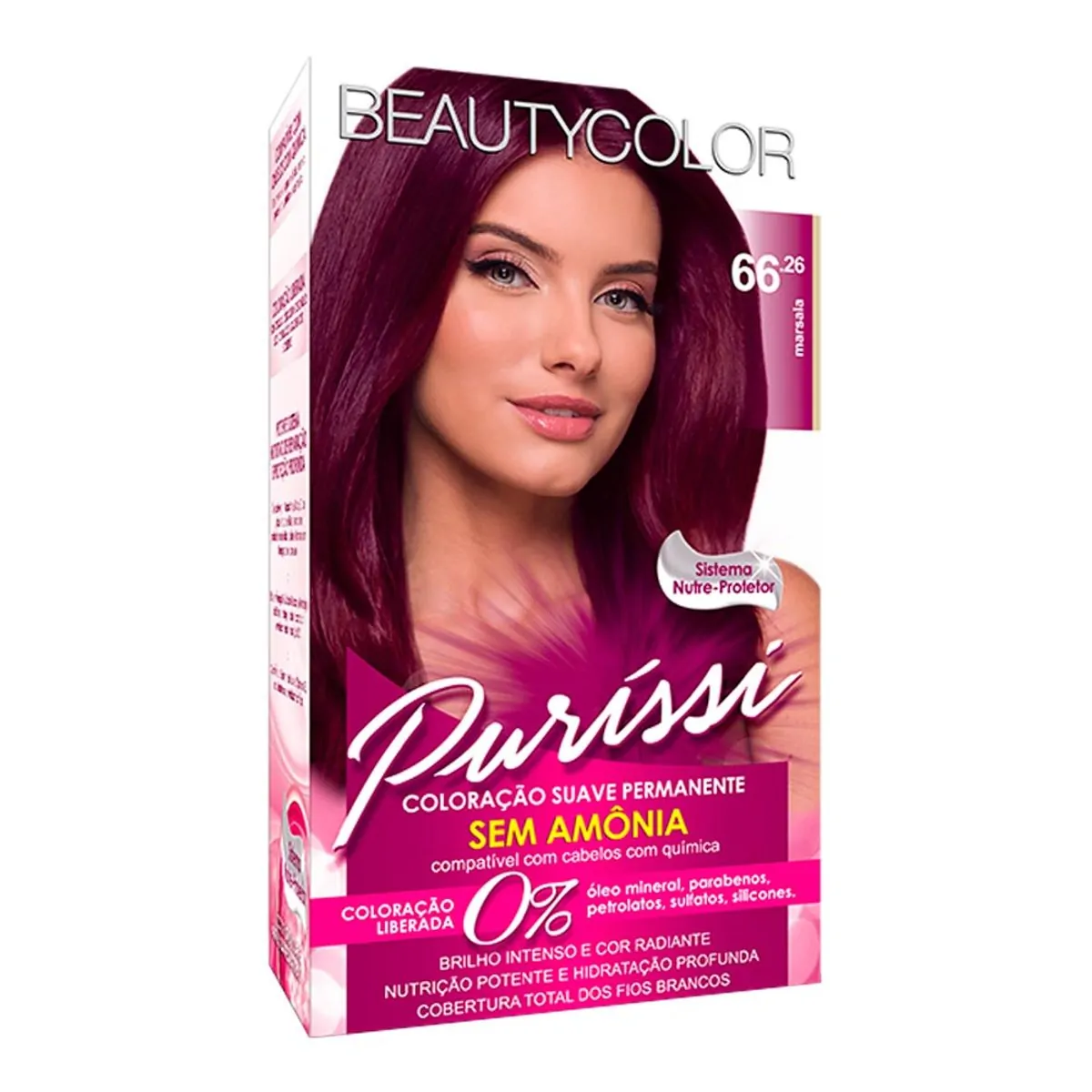 Beauty Color Kit Creme Coloracao Purissi 66.26 Marsala X 1
