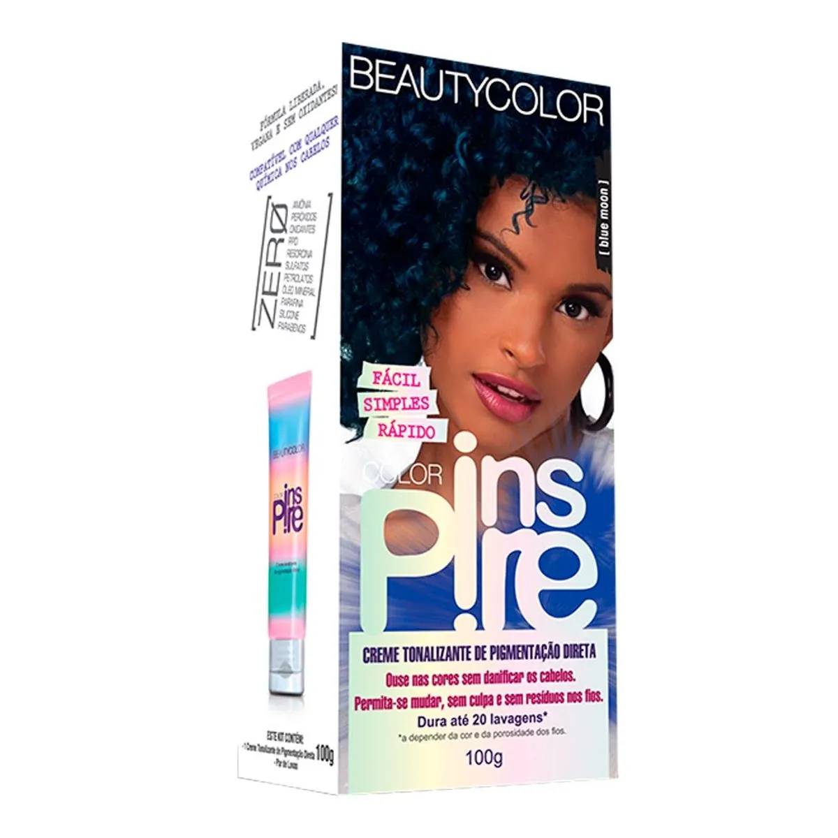 Beauty Color Creme Tonalizante Color Inspire Blue Moon 100 G X 1