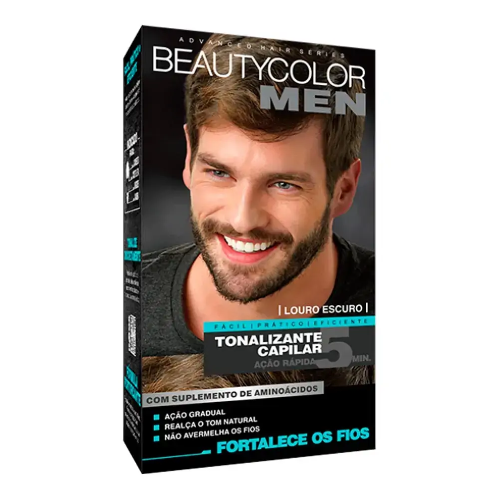 Tinta Beauty Color Men Gel Samonia Louro