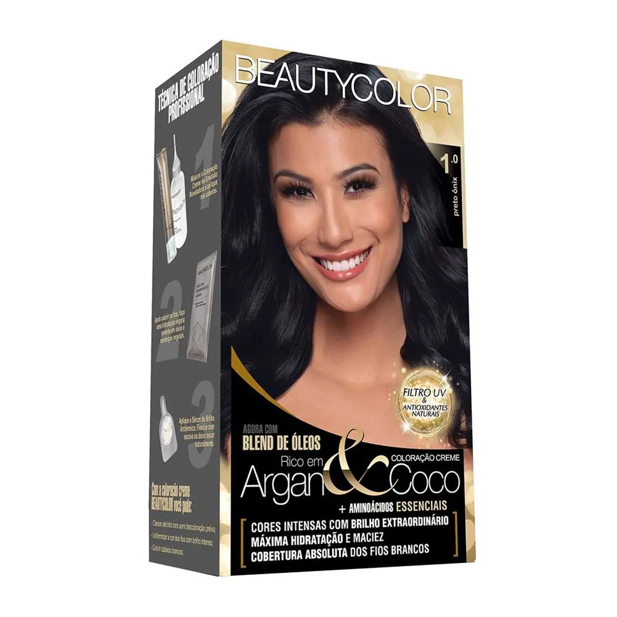 Tintura Beauty Color 1.0 Preto Onix