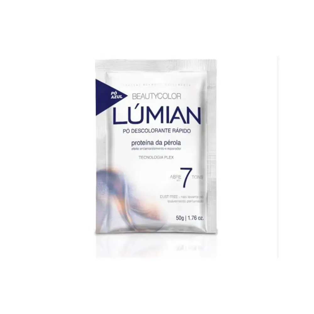 Descolorante Proteína Da Pérola Pó Beautycolor Lúmian Envelope 50g