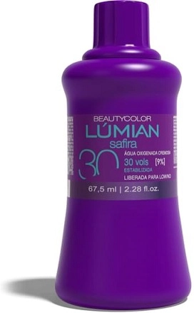 Lumian Liquido Cremoso Safira Agua Oxigenada 30 Volumes 67.5 Ml X 1