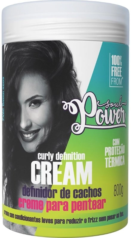 Creme Para Pentear Curly Definition Cream Soul Power Pote 800g