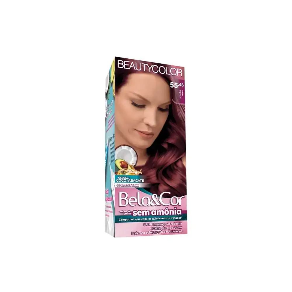 Tonalizante Bela Cor 5546 Vermelho Fatale Beauty Color