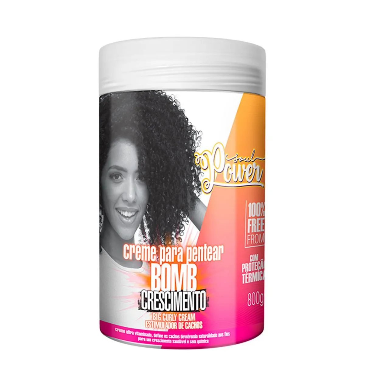 Creme De Pentear Soul Power Curly Cream Bomb 800g