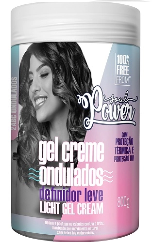 Creme De Pentear Soul Power Light Gel Cream 800g
