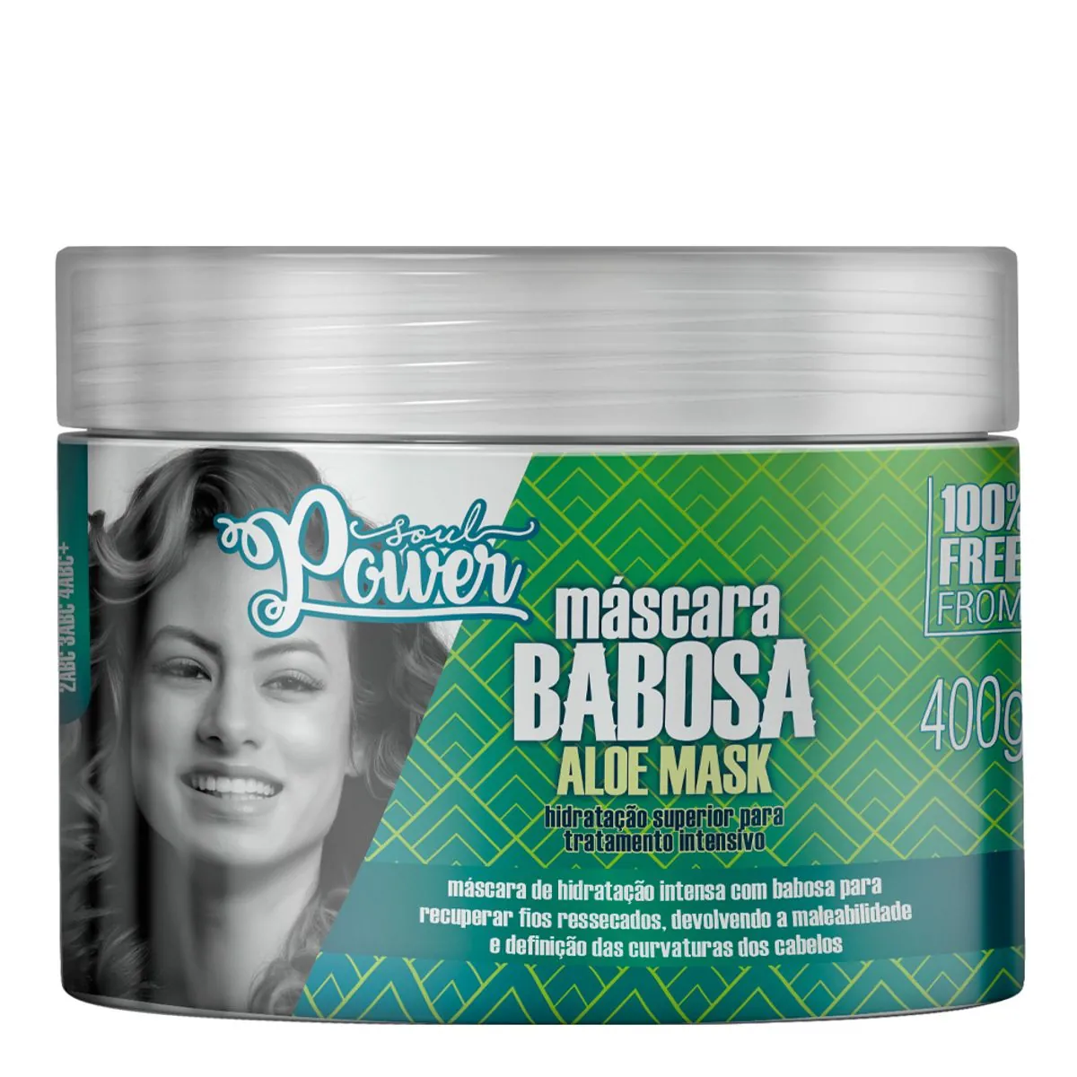 Creme Trat Spower 400g Babosa Aloe Mask