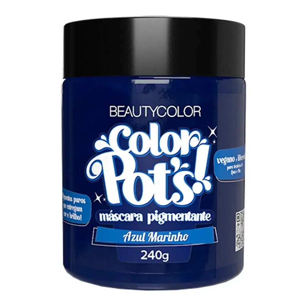 Mascara Pigmentante 240g Color Pots Azul Marinho