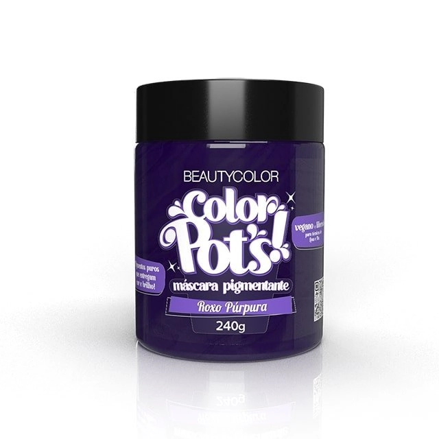 Mascara Pigmentante 240g Color Pots Roxo Purpura