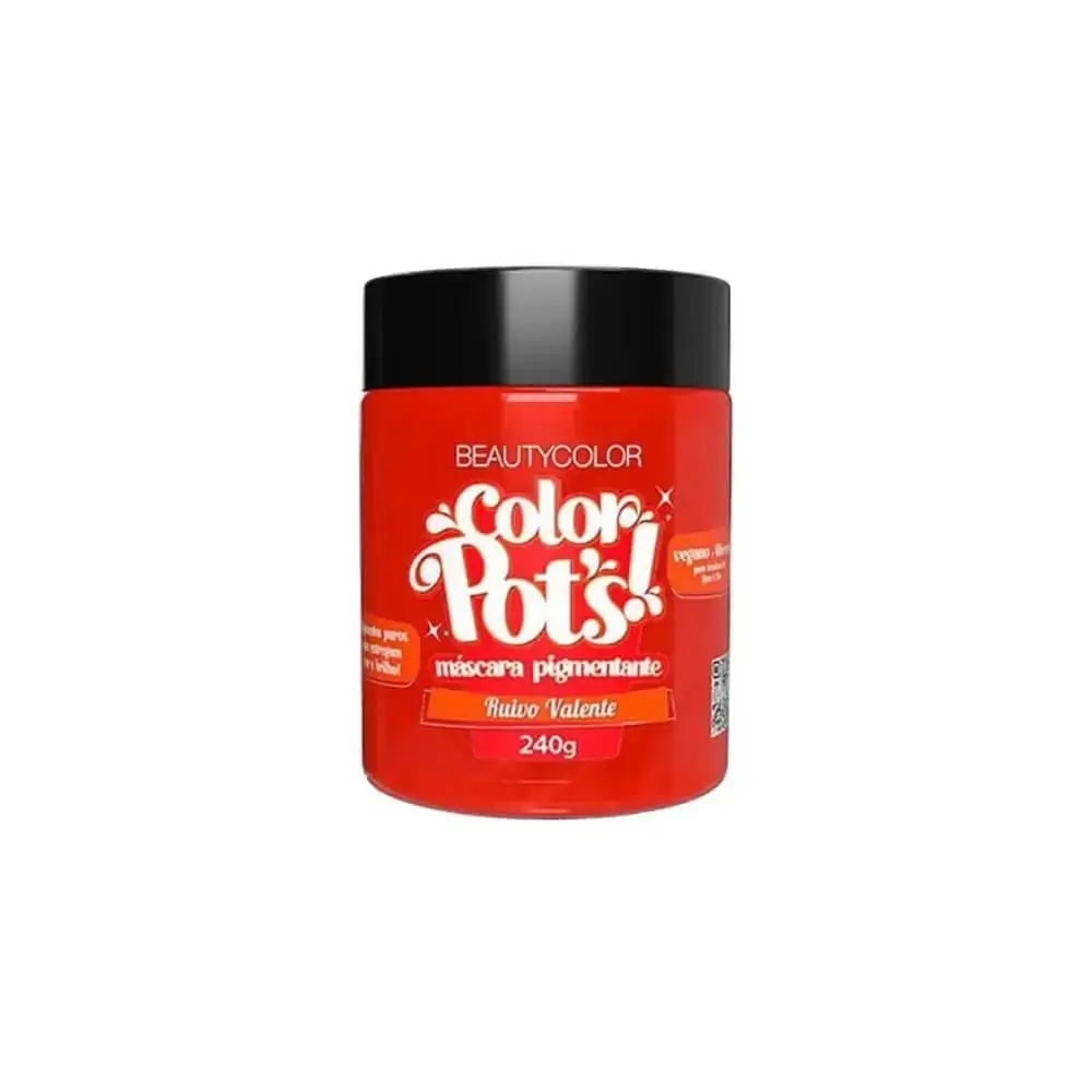 Mascara Pigmentante 240g Color Pots Ruivo Valente
