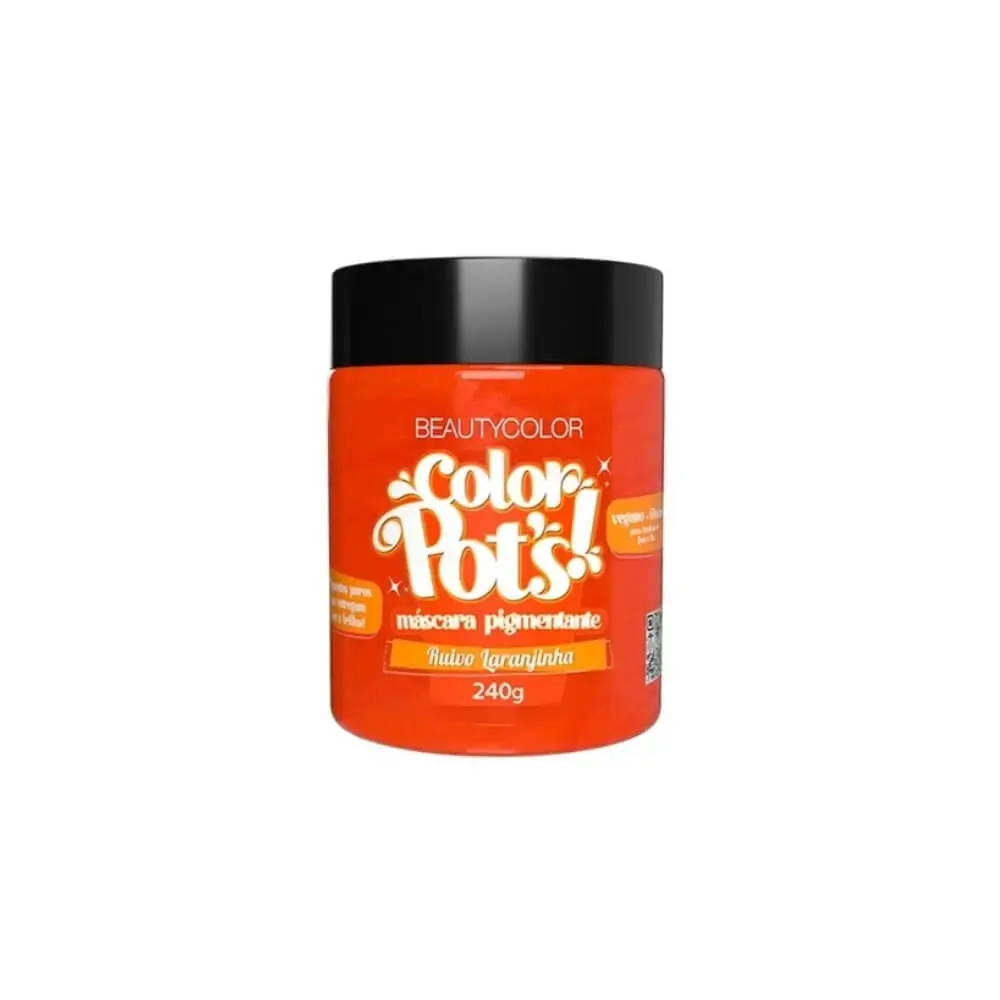 Mascara Pigmentante 240g Color Pots Ruivo Laranjinha