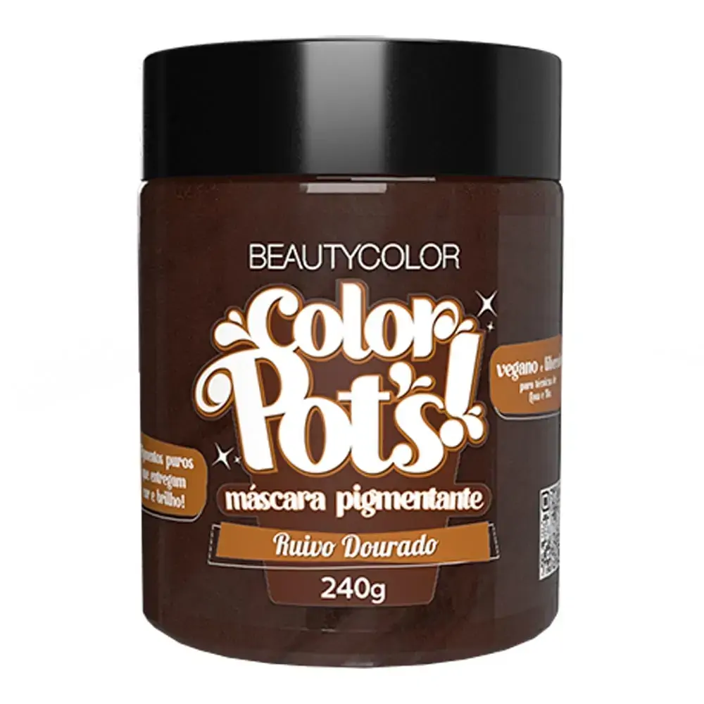 Mascara Pigmentante 240g Color Pots Ruivo Dourado