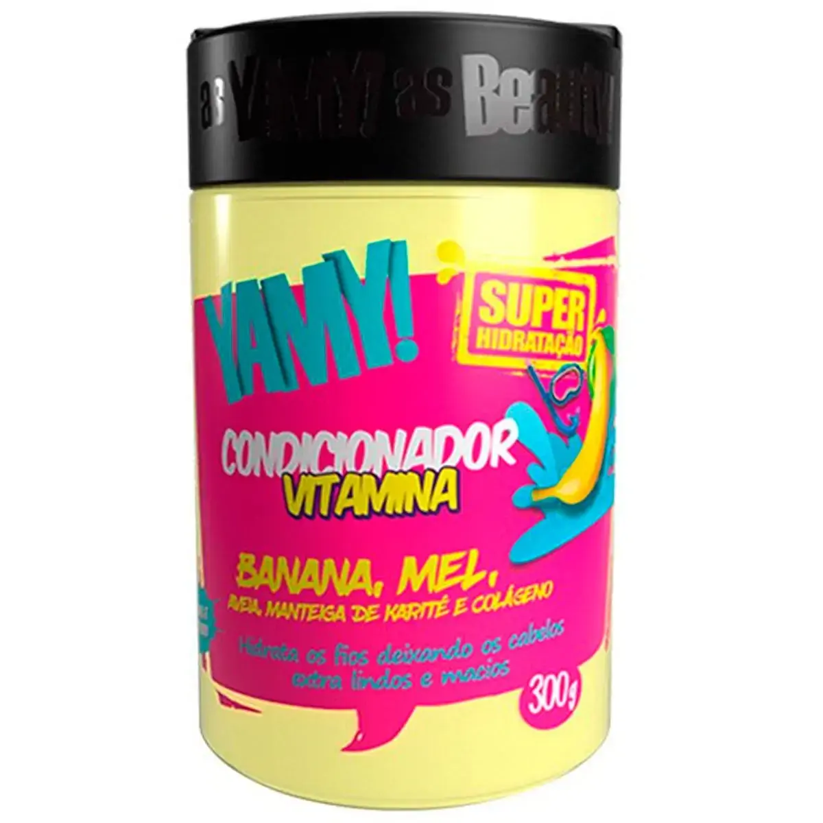 Condicionador Para Tratamento Yamy Super Hidratação Vitamina De Banana 300g