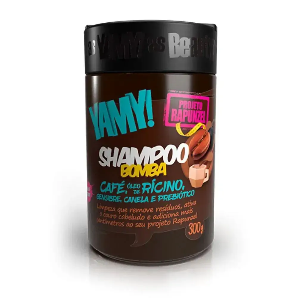 Sh Bomba Yamy Projeto Rapunzel 300ml Cafe E Ricino