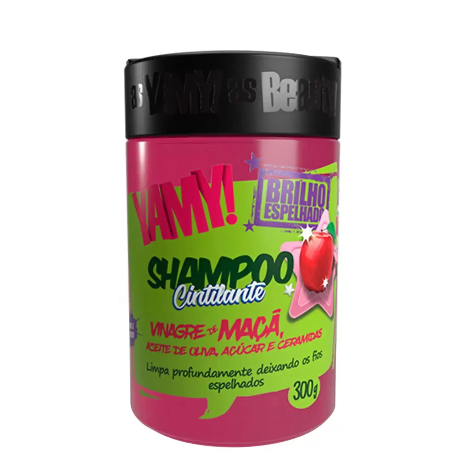 Shampoo Para Tratamento Yamy Brilho Espelhado Cintilante 300g