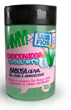 Condicionador Para Tratamento Yamy Salva Fios Suculento Babosa 300g